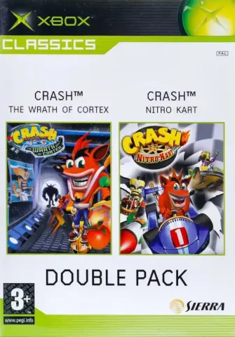Xbox Crash Double Pack: The Wrath of Cortex + Crash Nitro Kart kaas