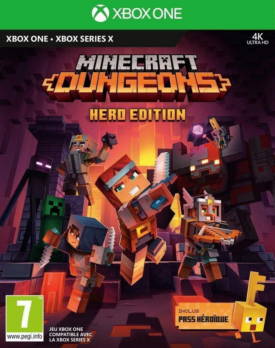 Xbox One Minecraft Dungeons Hero Edition cover