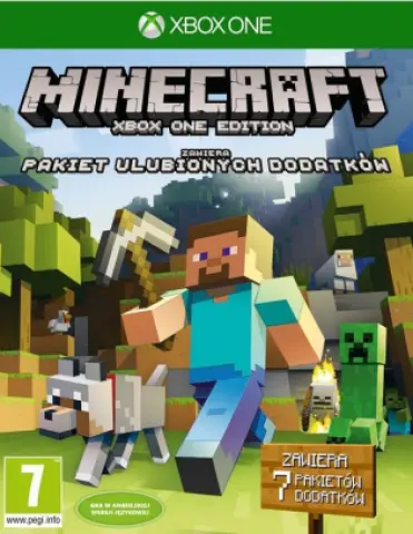 Xbox One Minecraft Xbox One Edition includes Favourite Pack cover