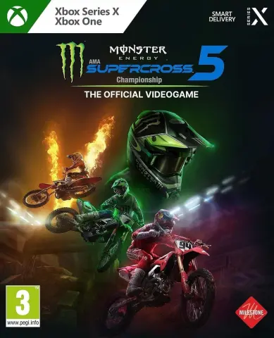 Xbox One Monster Energy Supercross 5 – The Official Videogame обложки